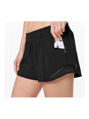 Lululemon hotty hot shorts black 4